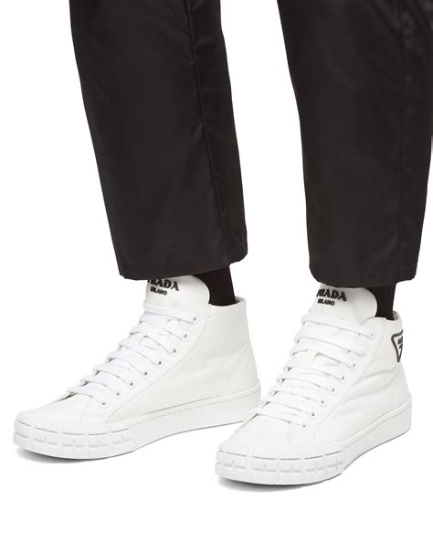 prada wheel canvas high top|Prada Wheel Cassetta high.